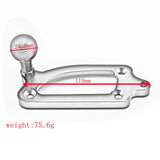 Maxbell Motorcycle Oil Cup Cover for BMW R18 R18B R18TC Accessory Premium Silver Left