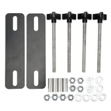 Maxbell Traction Boards Mounting Pins Kit Bracket Set 12-17cm Hole Spacing Car