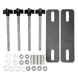 Maxbell Traction Boards Mounting Pins Kit Bracket Set 12-17cm Hole Spacing Car