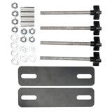 Maxbell Traction Boards Mounting Pins Kit Bracket Set 12-17cm Hole Spacing Car