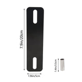 Maxbell Traction Boards Mounting Pins Kit Bracket Set 12-17cm Hole Spacing Car