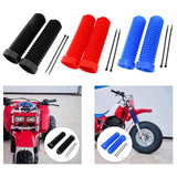 Maxbell 2Pcs Front Fork Shock Boots for Honda 250R 350x Protection Replaces Black