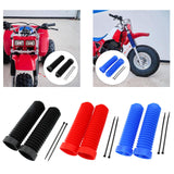 Maxbell 2Pcs Front Fork Shock Boots for Honda 250R 350x Protection Replaces Black