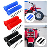 Maxbell 2Pcs Front Fork Shock Boots for Honda 250R 350x Protection Replaces Black