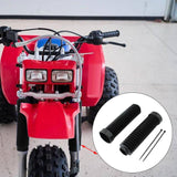 Maxbell 2Pcs Front Fork Shock Boots for Honda 250R 350x Protection Replaces Black