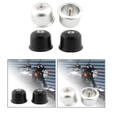 Maxbell 2 Pieces Handlebar Grips Caps for Triumph Scrambler 1200XC 2018-2022 Black