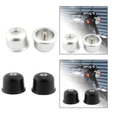Maxbell 2 Pieces Handlebar Grips Caps for Triumph Scrambler 1200XC 2018-2022 Black