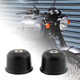 Maxbell 2 Pieces Handlebar Grips Caps for Triumph Scrambler 1200XC 2018-2022 Black