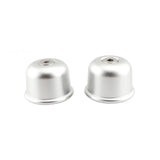 Maxbell 2 Pieces Handlebar Grips Caps for Triumph Scrambler 1200XC 2018-2022 Argent