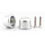Maxbell 2 Pieces Handlebar Grips Caps for Triumph Scrambler 1200XC 2018-2022 Argent