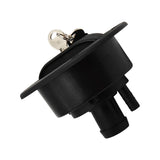 Maxbell Gravity Water Inlet Leakproof with Keys for Motorhome Camper Boat Black 28mm