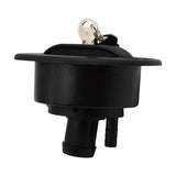 Maxbell Gravity Water Inlet Leakproof with Keys for Motorhome Camper Boat Black 28mm