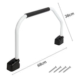 Maxbell RV Grab Handle Accessory ABS Assist Handle for Cargo Trailer RV Camper White