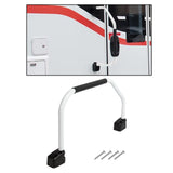 Maxbell RV Grab Handle Accessory ABS Assist Handle for Cargo Trailer RV Camper White