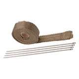 Maxbell Exhaust Pipe Heat Wrap with 4Pcs Ties Anti Scalding Heat Insulation Cloth