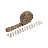 Maxbell Exhaust Pipe Heat Wrap with 4Pcs Ties Anti Scalding Heat Insulation Cloth