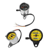Maxbell Motorbicycle Instrument Digital Tachometer for Motorbike Modification Electroplated black