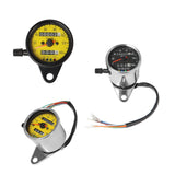 Maxbell Motorbicycle Instrument Digital Tachometer for Motorbike Modification Electroplated black