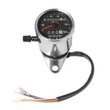 Maxbell Motorbicycle Instrument Digital Tachometer for Motorbike Modification Electroplated black