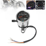 Maxbell Motorbicycle Instrument Digital Tachometer for Motorbike Modification Electroplated black