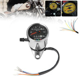 Maxbell Motorbicycle Instrument Digital Tachometer for Motorbike Modification Electroplated black