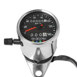 Maxbell Motorbicycle Instrument Digital Tachometer for Motorbike Modification Electroplated black