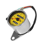 Maxbell Motorbicycle Instrument Digital Tachometer for Motorbike Modification Electroplated yellow