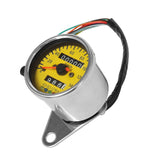 Maxbell Motorbicycle Instrument Digital Tachometer for Motorbike Modification Electroplated yellow