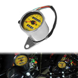 Maxbell Motorbicycle Instrument Digital Tachometer for Motorbike Modification Electroplated yellow