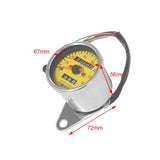 Maxbell Motorbicycle Instrument Digital Tachometer for Motorbike Modification Electroplated yellow