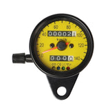 Maxbell Motorbicycle Instrument Digital Tachometer for Motorbike Modification Black yellow