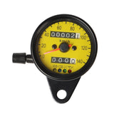 Maxbell Motorbicycle Instrument Digital Tachometer for Motorbike Modification Black yellow