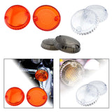 Maxbell 2x Turn Signal Lens Cover Acrylic for Yamaha V-Star 650 1100 Royal Star Orange