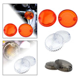 Maxbell 2x Turn Signal Lens Cover Acrylic for Yamaha V-Star 650 1100 Royal Star Orange