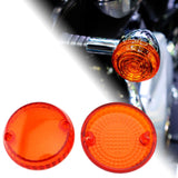 Maxbell 2x Turn Signal Lens Cover Acrylic for Yamaha V-Star 650 1100 Royal Star Orange