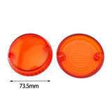 Maxbell 2x Turn Signal Lens Cover Acrylic for Yamaha V-Star 650 1100 Royal Star Orange