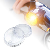 Maxbell 2x Turn Signal Lens Cover Acrylic for Yamaha V-Star 650 1100 Royal Star Clear