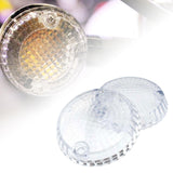 Maxbell 2x Turn Signal Lens Cover Acrylic for Yamaha V-Star 650 1100 Royal Star Clear
