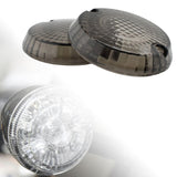 Maxbell 2x Turn Signal Lens Cover Acrylic for Yamaha V-Star 650 1100 Royal Star Smoked