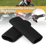 Maxbell 2Pcs Motorcycle Foam Handle Grip Covers Easy Installation Soft Replacement 21mm