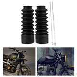 Maxbell 2 Pieces Front Fork Cover gaiter Boots for Triumph Bonneville T100 T120