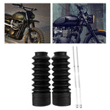 Maxbell 2 Pieces Front Fork Cover gaiter Boots for Triumph Bonneville T100 T120