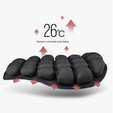 Maxbell Motorcycle Cushion Shock Resistant for Motorcycle Saddles Long Rides Black
