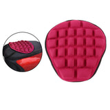 Maxbell Motorcycle Cushion Shock Resistant for Motorcycle Saddles Long Rides Red