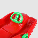 Maxbell Steerable Snow Sled Snow Tubes Sledding Heightened Back for Adults Kids Red
