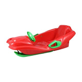 Maxbell Steerable Snow Sled Snow Tubes Sledding Heightened Back for Adults Kids Red
