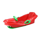 Maxbell Steerable Snow Sled Snow Tubes Sledding Heightened Back for Adults Kids Red