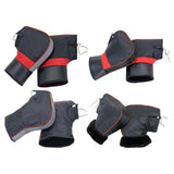 Maxbell Windproof Motorcycle Handlebar Muffs Soft Warm Winter for Snowmobile 35cmx28cm Reflective