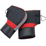 Maxbell Windproof Motorcycle Handlebar Muffs Soft Warm Winter for Snowmobile 35cmx28cm Reflective