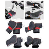 Maxbell Windproof Motorcycle Handlebar Muffs Soft Warm Winter for Snowmobile 35cmx28cm Reflective